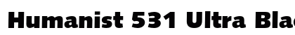 Humanist 531 Ultra Black preview