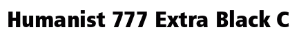 Humanist 777 Extra Black Condensed Preview