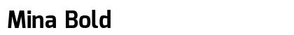 Mina Bold preview