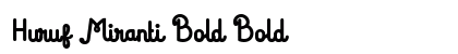 Huruf Miranti Bold Bold preview