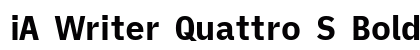 iA Writer Quattro S Bold preview
