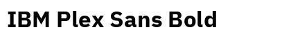 IBM Plex Sans Bold preview
