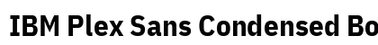IBM Plex Sans Condensed Bold preview