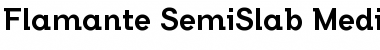 Flamante SemiSlab Medium Font