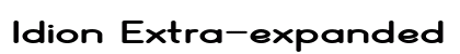 Idion Extra-expanded Bold Preview