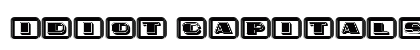 Idiot Capitals Filled Regular preview