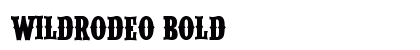 WILDRODEO Bold preview