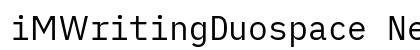 iMWritingDuospace Nerd Font Regular preview