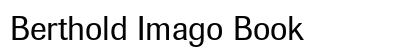 Berthold Imago Book Preview
