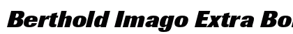 Berthold Imago Extra Bold Italic preview