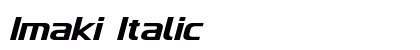 Imaki Italic Preview