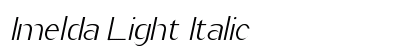 Imelda Light Italic preview