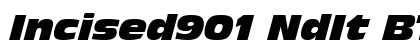 Incised901 NdIt BT Italic preview