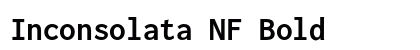 Inconsolata NF Bold preview