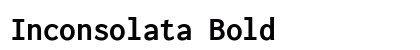 Inconsolata Bold preview