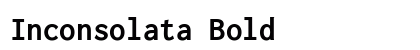 Inconsolata Bold preview