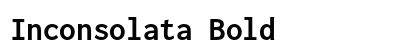 Inconsolata Bold preview