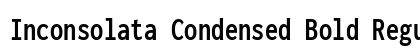 Inconsolata Condensed Bold Regular preview