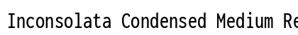 Inconsolata Condensed Medium Regular preview