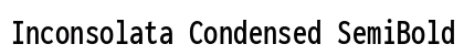 Inconsolata Condensed SemiBold Regular preview