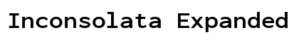 Inconsolata Expanded Bold Regular preview