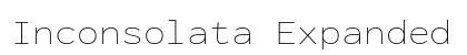 Inconsolata Expanded ExtraLight Regular preview