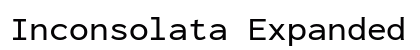 Inconsolata Expanded Medium Regular preview