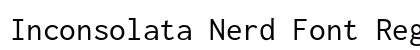 Inconsolata Nerd Font Regular preview