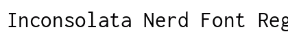 Inconsolata Nerd Font Regular preview