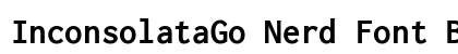 InconsolataGo Nerd Font Bold preview