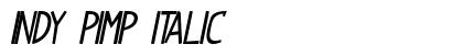 Indy Pimp Italic Preview