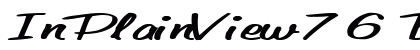 InPlainView76 Bold preview