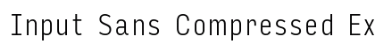 Input Sans Compressed Extra Light preview