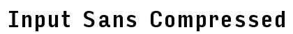 Input Sans Compressed Medium Preview