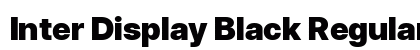 Inter Display Black Regular preview