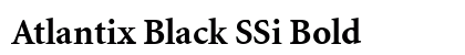 Atlantix Black SSi Bold