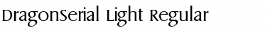 DragonSerial-Light Regular Font