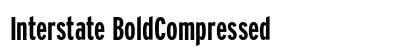 Interstate BoldCompressed Preview