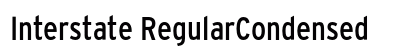 Interstate RegularCondensed Preview