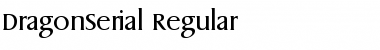 DragonSerial Regular Font