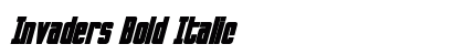 Invaders Bold Italic Preview