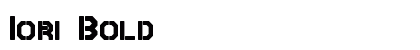 Iori Bold preview