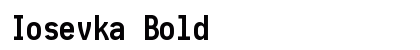 Iosevka Bold preview