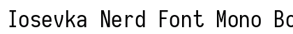 Iosevka Nerd Font Mono Book preview