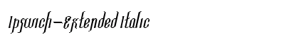 Ipswich-Extended Italic Preview