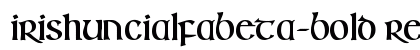 IrishUncialfabeta-Bold Regular preview