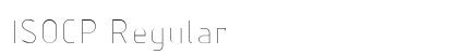 ISOCP Regular preview