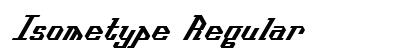 Isometype Regular preview