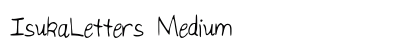 IsukaLetters Medium preview