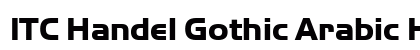 ITC Handel Gothic Arabic Heavy Bold preview